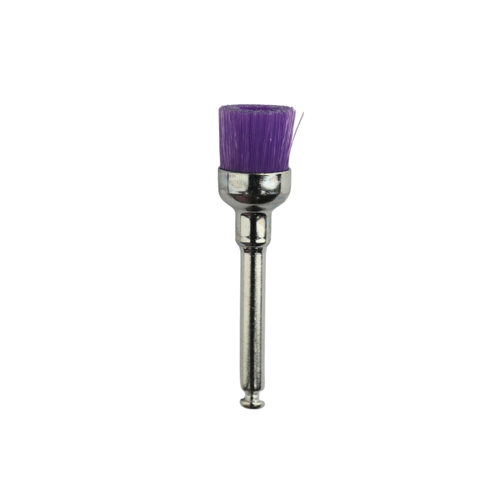 Latch Style Flat Prophy Cup Brush Colored 