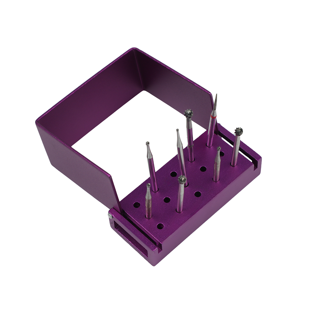 B004b - 120 Hole Disinfection Box for Long Low Speed Burs