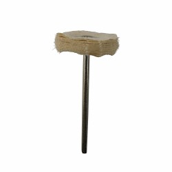 Plain White Cotton Brush With Handle MSH 78L