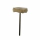 Plain White Cotton Brush With Handle MSH 78L