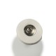Plain White Cotton Brush With Handle MSH78WL