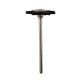 Black Bristle Six Star Brush With Handle MSHH 68 B6
