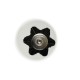Black Bristle Six Star Brush With Handle MSHH 68 B6