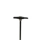 Black Bristle Six Star Brush With Handle MSHH 78 B6