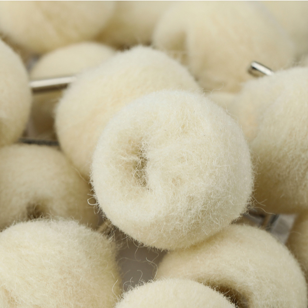 Plain Soft Wool Brush with Handle MSHS78Y3-1
