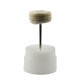 Plain Soft Wool Brush with Handle MSHS78Y3-2