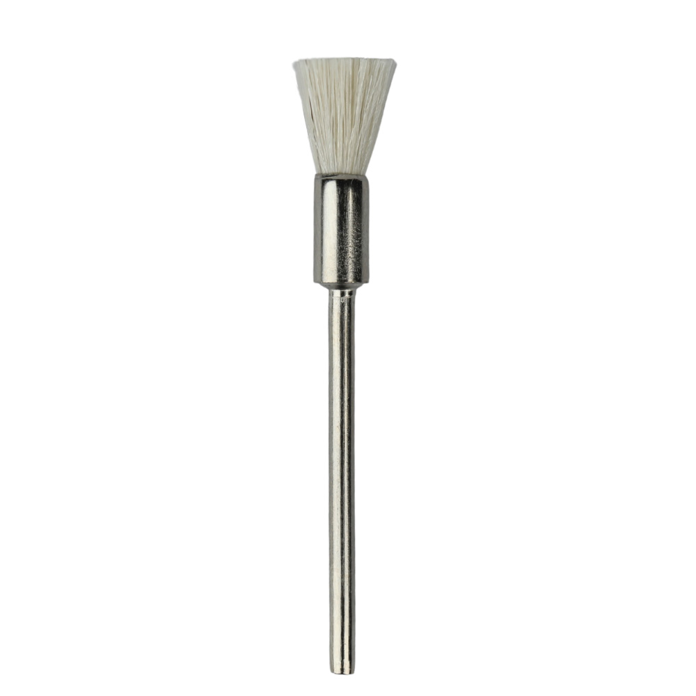 Pencil Brush White Wool EBS38W