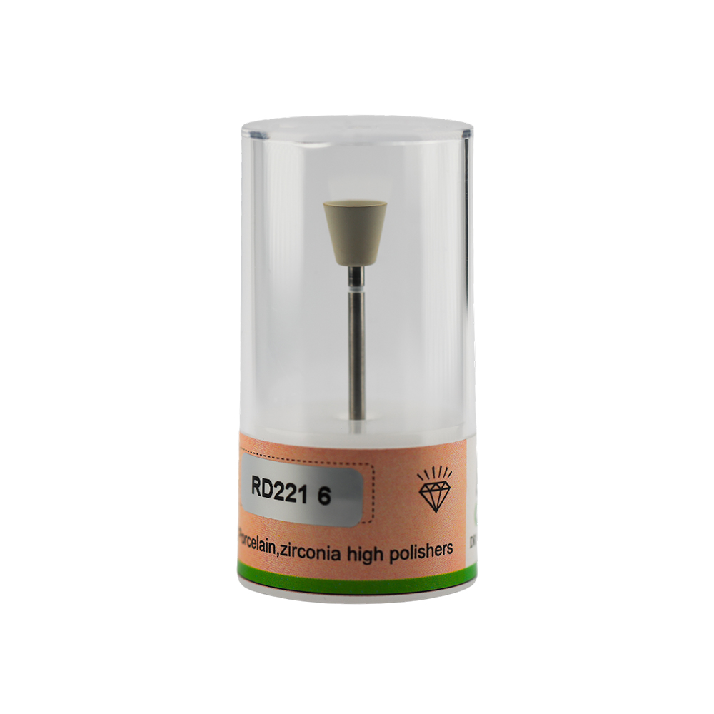 Rubber Diamond Polishers for Zirconia and Porcelain RD 221 6