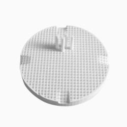 Dental Lab Honeycomb Round Firing Rack Tray with 10 Porcelain Pins