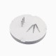 Dental Lab Honeycomb Round Firing Rack Tray with 10 Metal Pins