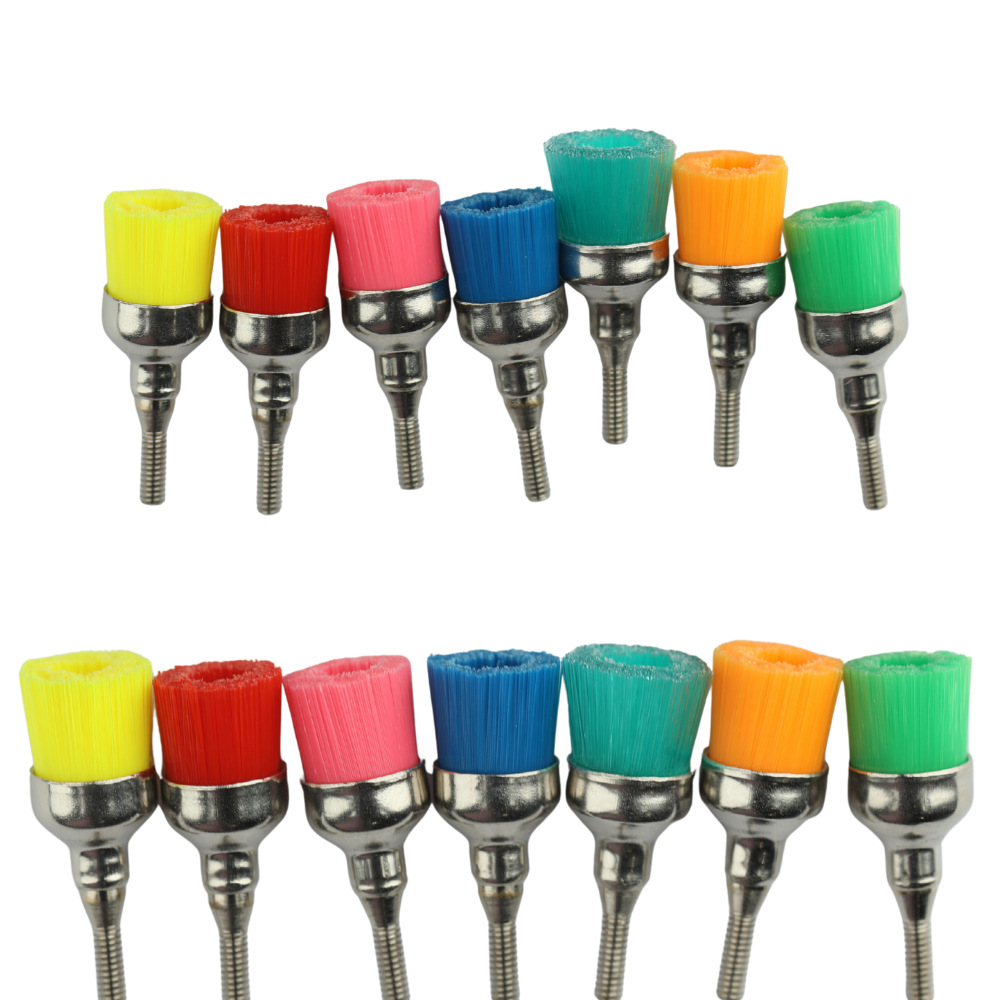 Screw Style Flat Prophy Cup Brush