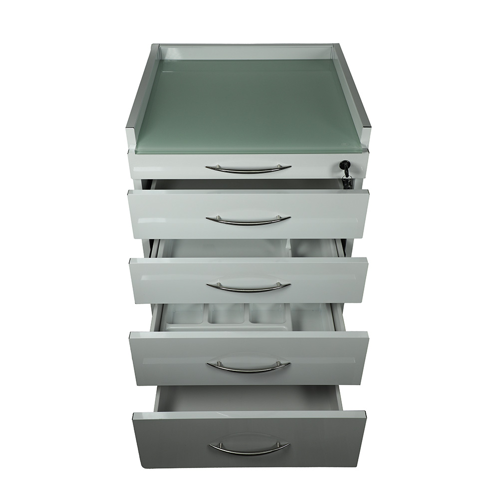 Four Drawers Glass Tabletop - UM-401A