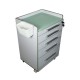 Four Drawers  Glass Tabletop - UM-401AW