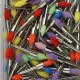 Latch Style Tapered Prophy Brush Colored Latch Style Tapered Prophy Brush Colored